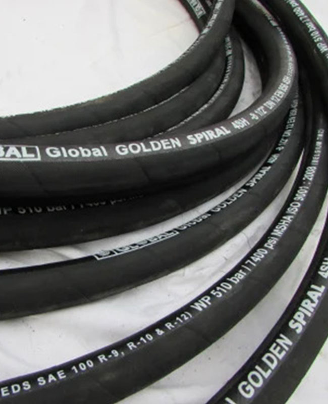 Hydraulic Spiral Wire Hoses High Pressure